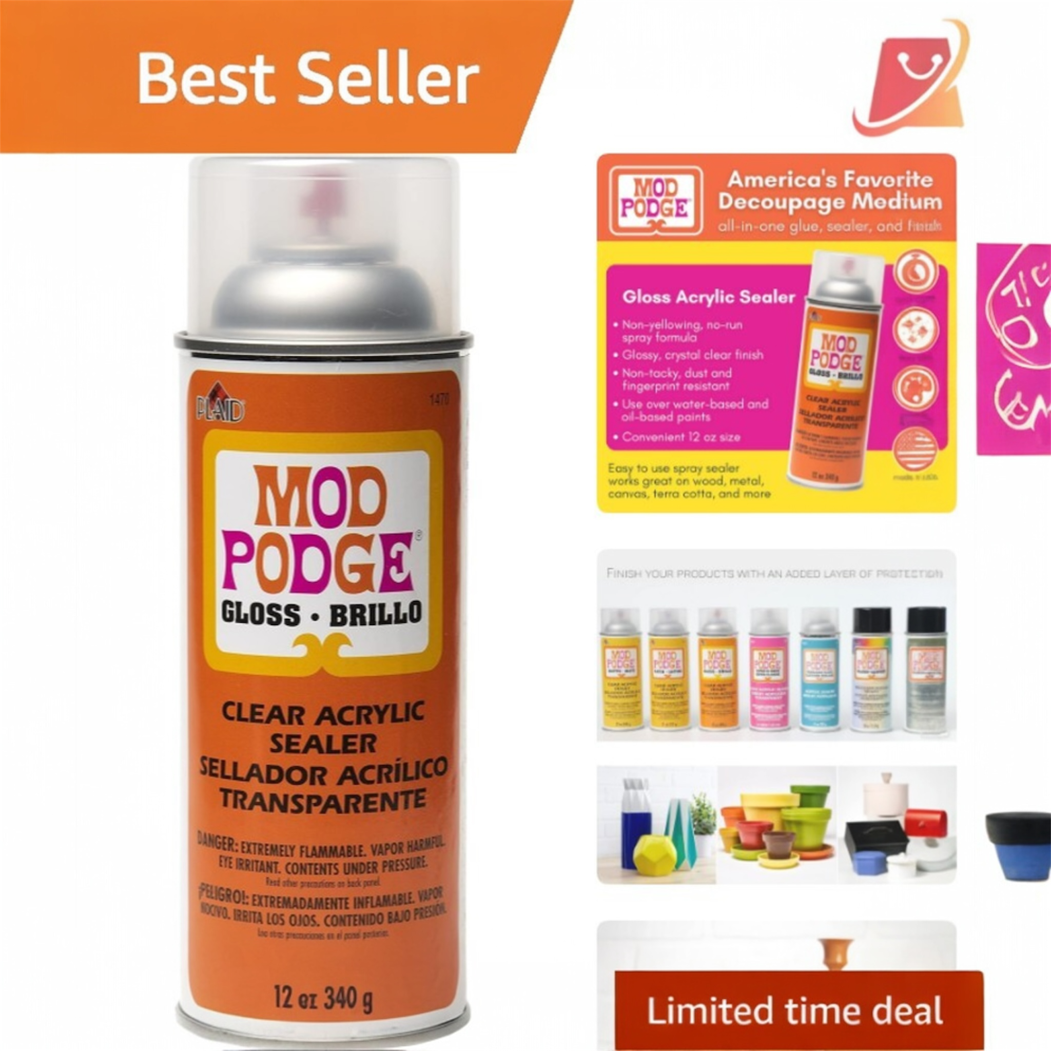 Clear Acrylic Sealer Spray - 12 Oz | Paint and Sealers | Lifecast