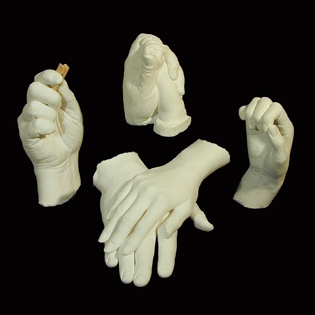 Pro Hand EZ Cast Kit - by Artmolds Brand - Create Hand Molding and Casting in Plaster Kit