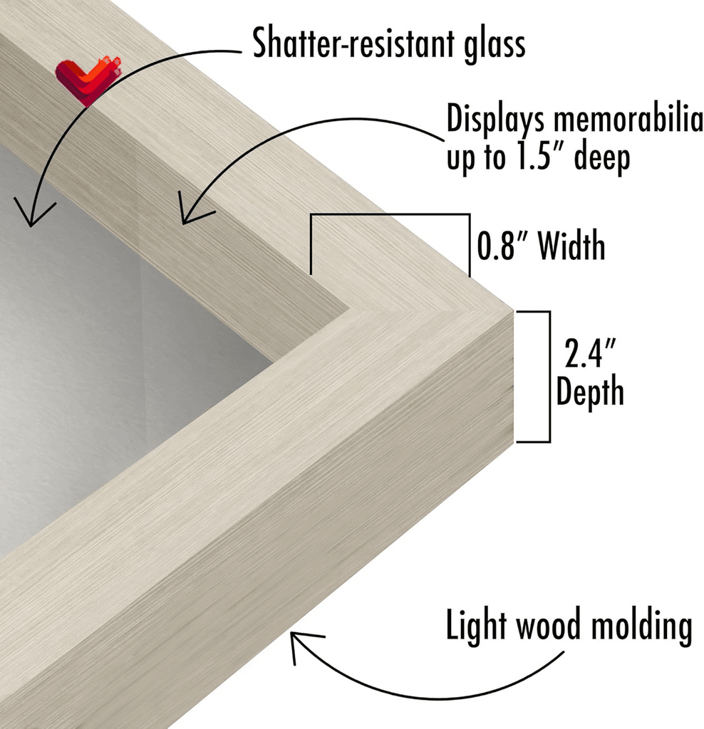 8.5X11 Shadow Box Frame - Driftwood - Lifecast