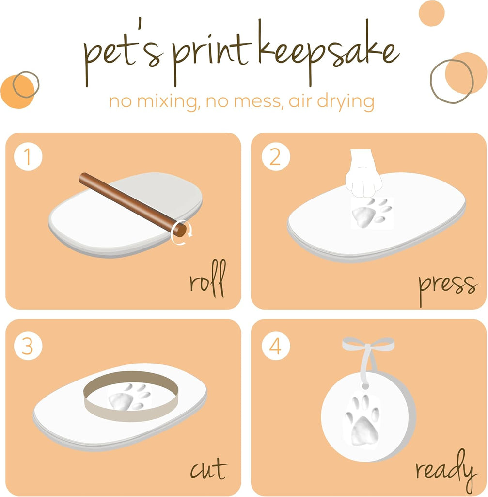 Dog or Cat Paw Print Keepsake Wall Frame Kit