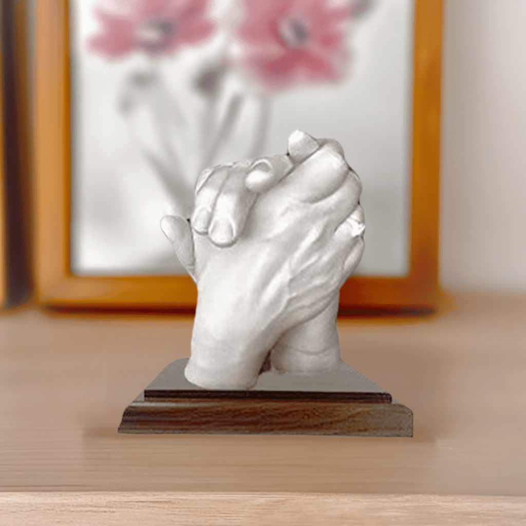 Solid Walnut Rectangular Wood Display Base with Ogee Edge - Lifecast