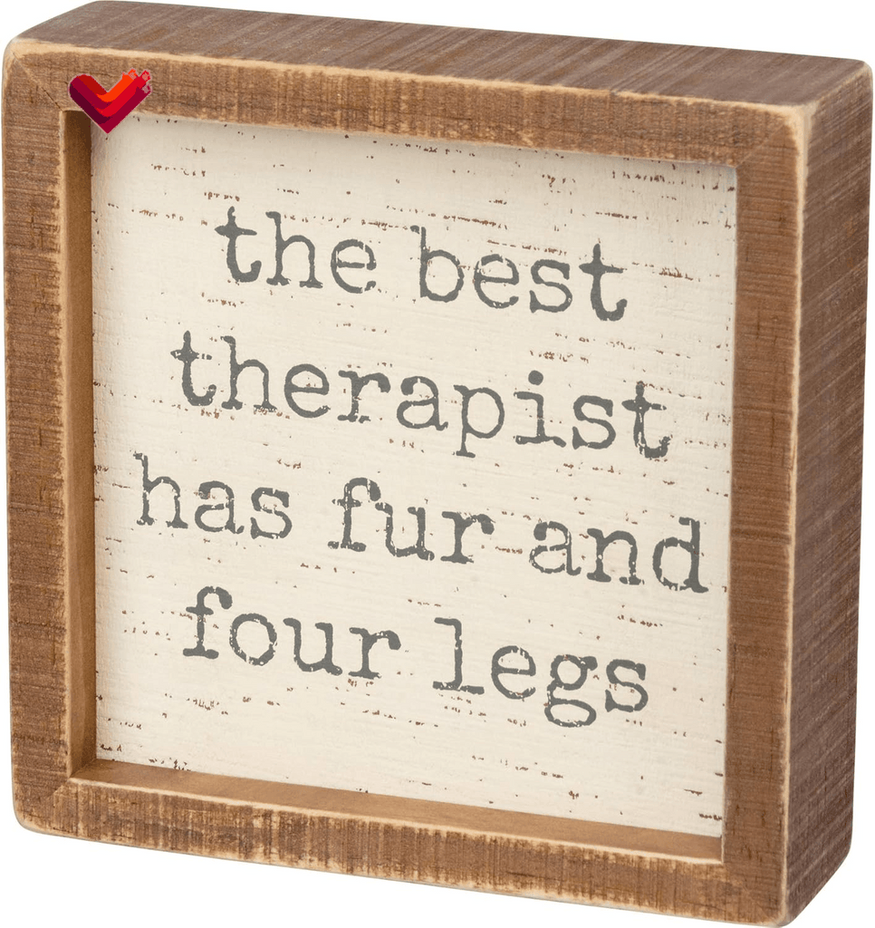 Hand-Lettered Slat Box Sign, We'Re Dog People