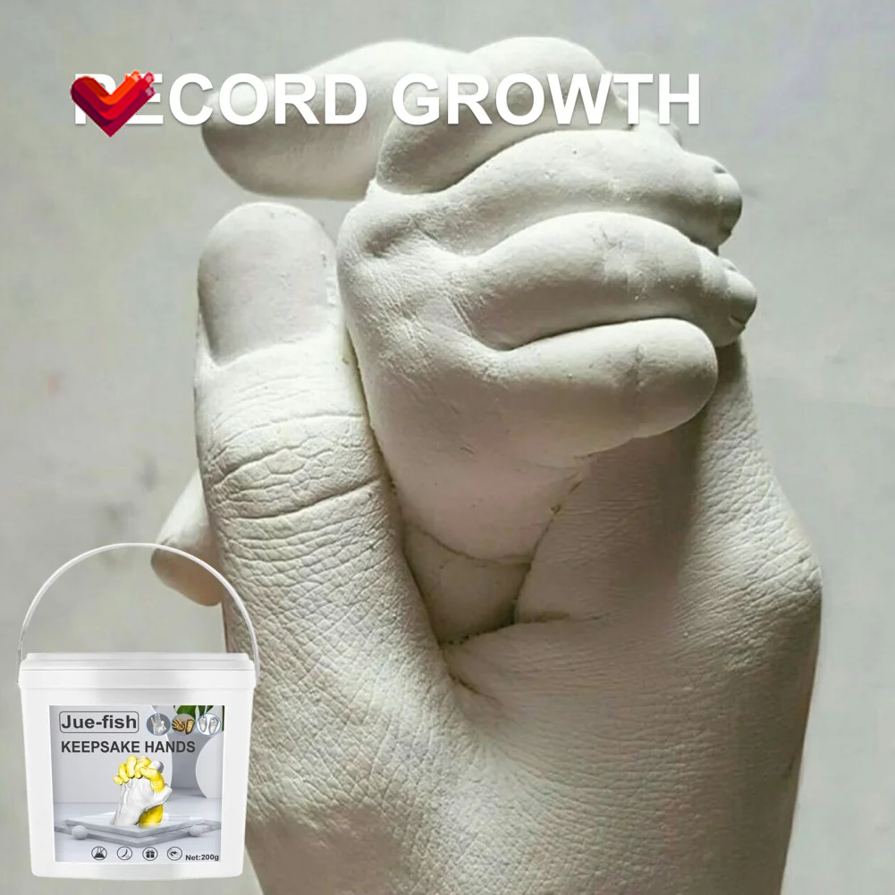 Hand Casting Kit - Unique Couples Gifts for Christmas, Anniversaries, Bridal Showers, Weddings, Engagements, Grandma - Mold Kit for Her, Him,Keepsake Sculpture Wedding Kids